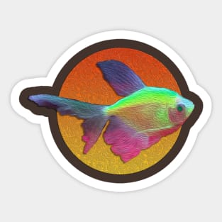 Green Tetra Sticker